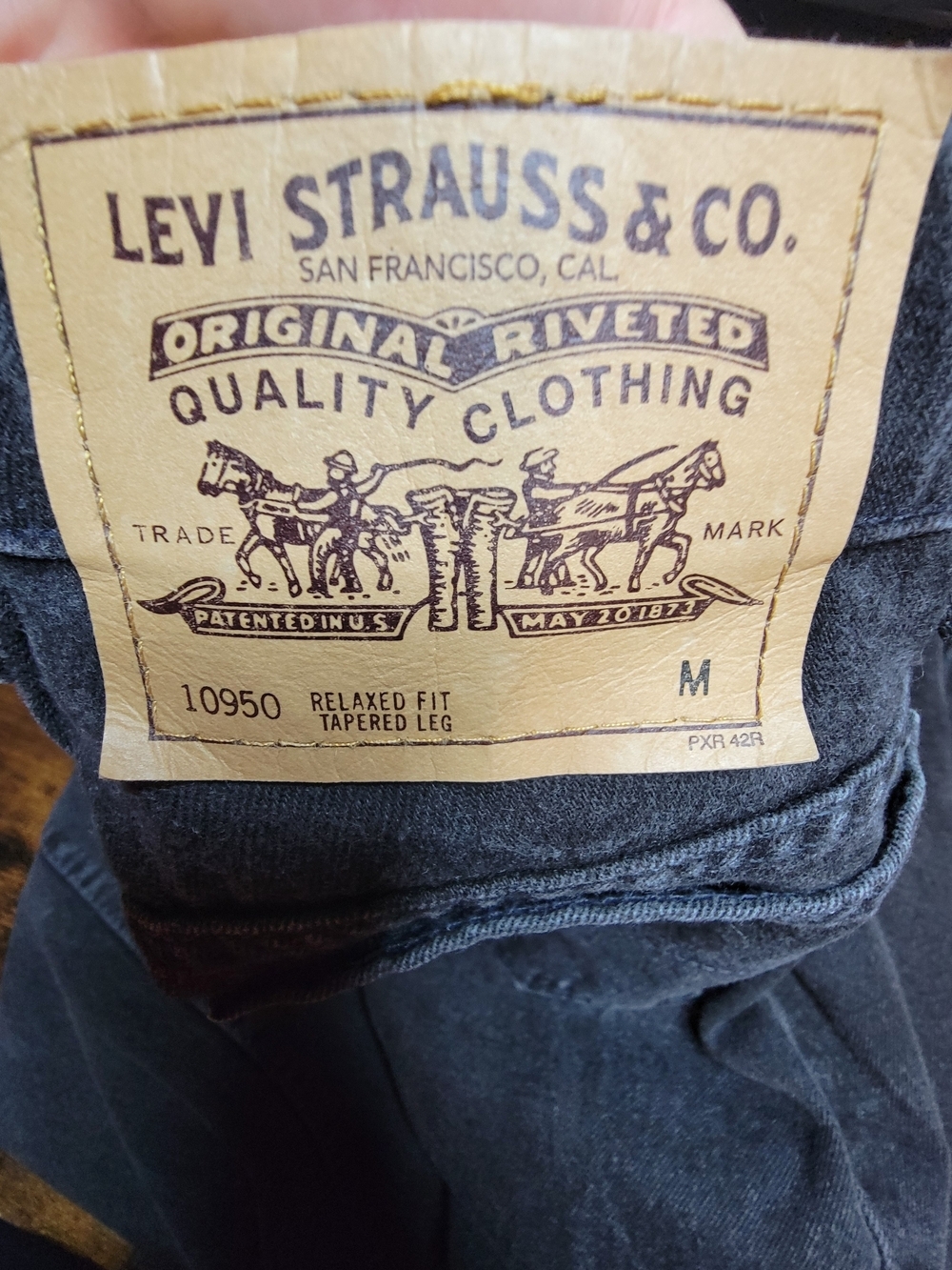 Vintage Levi's 950 Relaxed Fit Orange Tab Made In USA - Picture 8 of 12